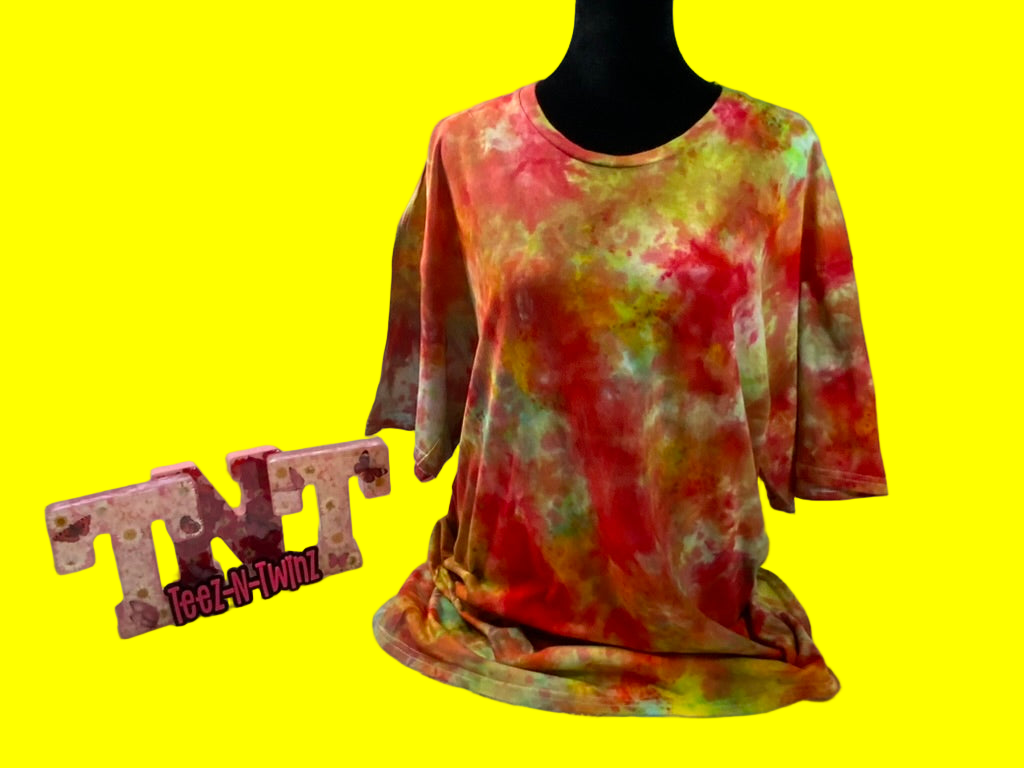 Hand Tie Dye TROPICAL PUNCH