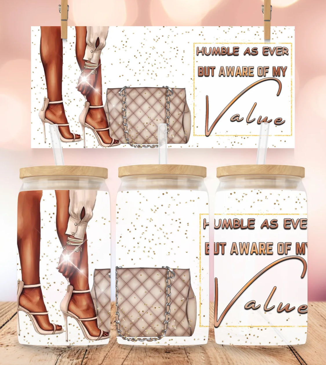 HUMBLE AS EVER BUT AWARE OF MY VALUE (CUP)