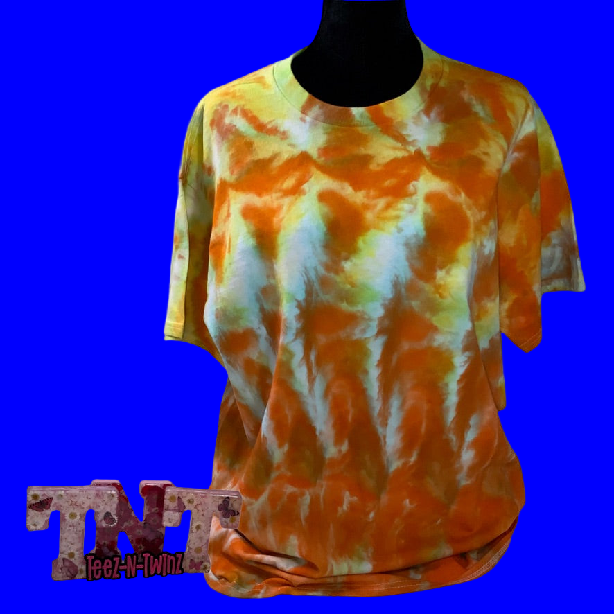 Hand Dyed Tie Dyed SUNSET DRIFT
