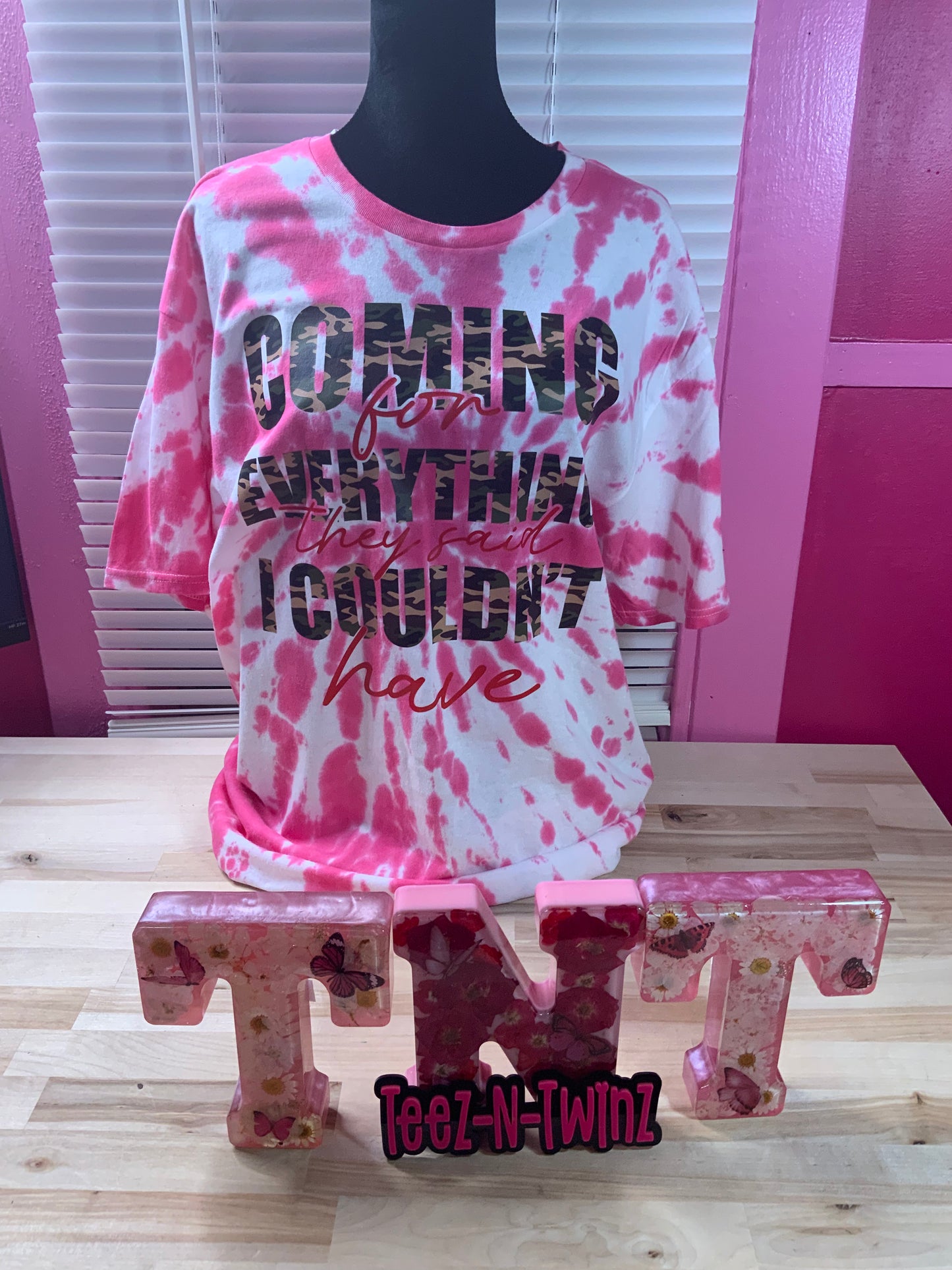 COMING FOR EVERYTHING THEY SAID I COULDN'T HAVE