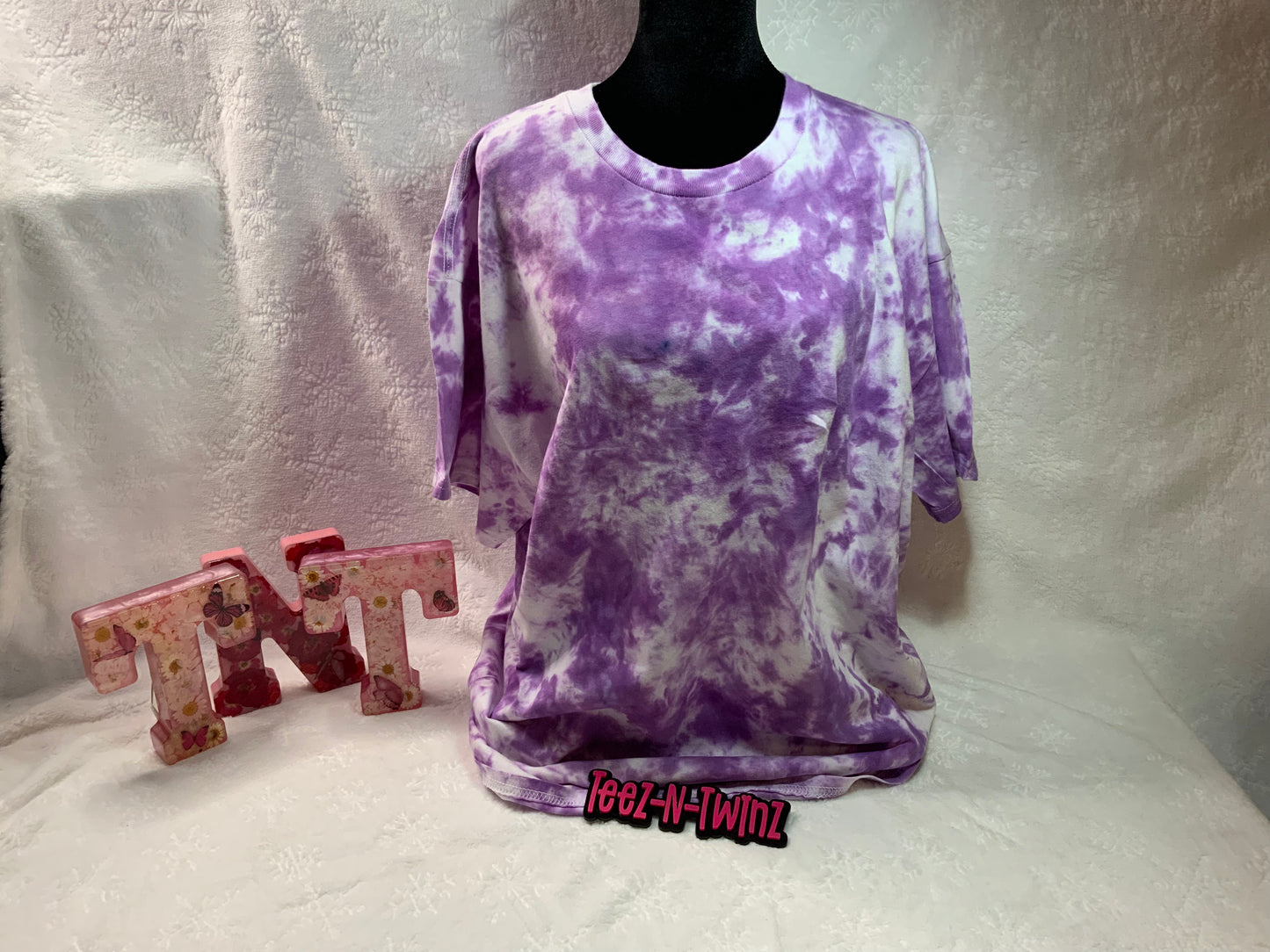 Hand Dyed Tie Dyed Purple-licious
