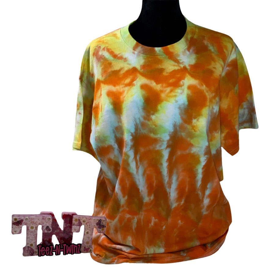 Hand Dyed Tie Dyed SUNSET DRIFT