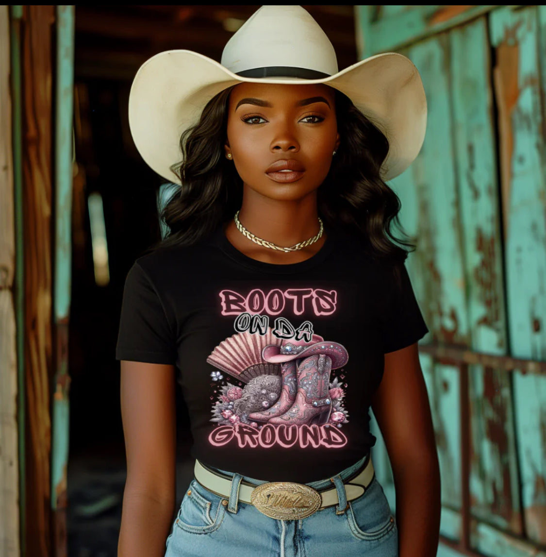 BOOTS ON THE GROUND   (LADY)