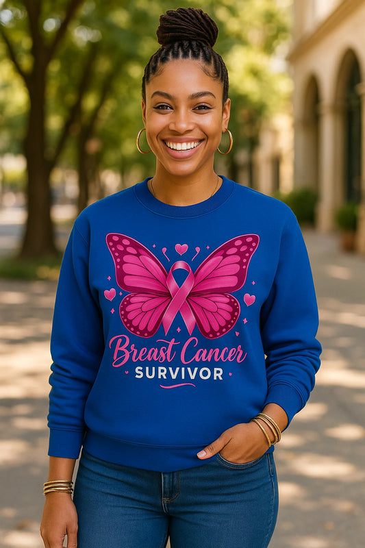 BUTTERFLY BREAST CANCER SURVIVOR
