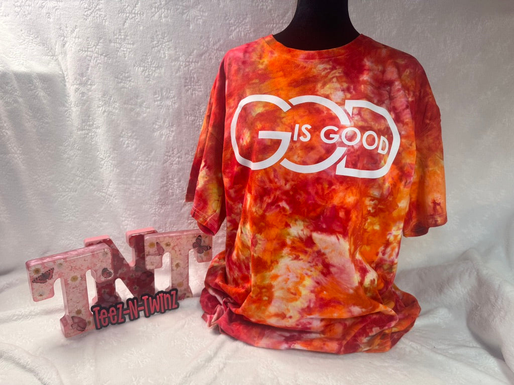 Hand Tie Dye GOD IS GOOD