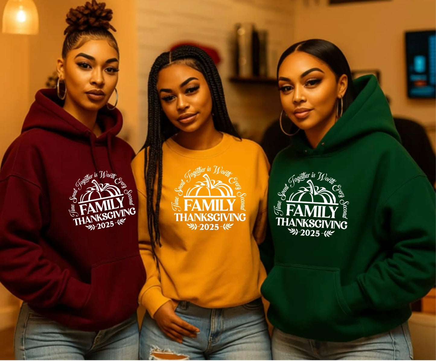 Family Thanksgiving 2025 Time Spent HOODIE